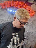 ドリルパーマ×ハイトーン