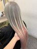 ケアブリーチ+カラー+トリートメント+プレミアムシールエクステ80枚
