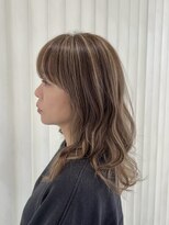 ユウヘアー 師勝店(U Hair) ベージュハイライトカラー