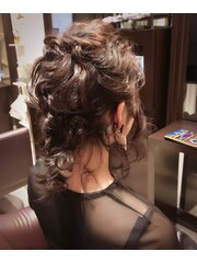 ヘアアレンジ　ヘアセット(担当ハギワラマキ)