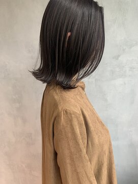 キチ(kichi.) [kichi.] くすみブラウン×ロブ