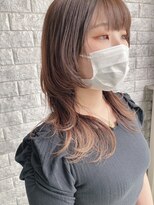 リアイス(Re:ICE) ミニウルフ/くすみブルー/流れるレイヤー/インナーハイライト