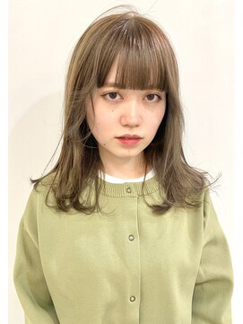 ネス(ness) 【RIMMA】◎透明感◎オリーブベージュとワイドバング