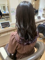 ピーディーフィノ 大通(PD fino) 裾カラーパープル