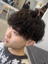 フィフス トウキョウ (fifth TOKYO)&nbsp;メンズマッシュウルフ波巻きパーマツイストスパイラルパーマ