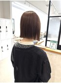 ショートカット/ショートボブ/デザインカラー/グレージュカラー