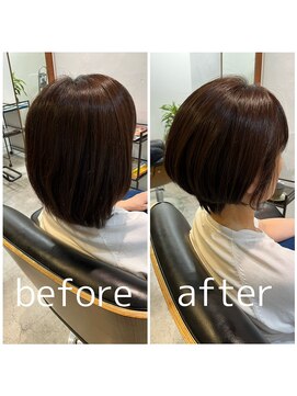 スピカ(SPICA) 【ケアカラーコース】お客様施術事例