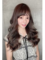 リークフー(Ree cu fuu)&nbsp;10代20代30代40代 前髪　ロングウェーブヘアー　藤沢