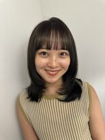 シェノン バイ アランスミシー 表参道(CHAINON by Alan smithee)&nbsp;前髪カタログ/マチルダボブ/ピンクベージュ/丸型/