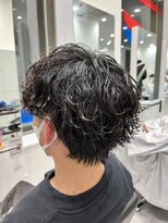 オーシャントーキョー 仙台(OCEAN TOKYO)&nbsp;緩め波巻きスパイラルパーマミックス仙台メンズ眉毛