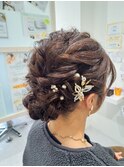 結婚式のお呼ばれヘアセット