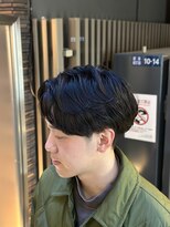 リバティシェアバーバー 銀座(LIBERTY SHARE BARBER) 【爆モテ】ニュアンスセンターパート
