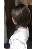 グレージュショート