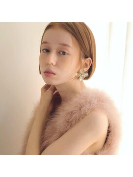 マルツ 銀座(maltu) ミニボブ★マチルダボブことりベージュニュアンスカラー/銀座