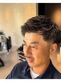 ツーブロフェードビジネスショート
