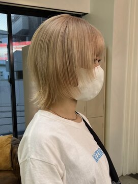 デート 下北沢(DATE) ダブルカラーベージュカラーケアブリーチカラーハイトーンカラー