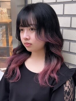 スタイル 相模大野(STYLE)の写真/艶々のハイトーンカラー*ケアブリーチカラーでトレンドデザインを*第一印象を華やかに*