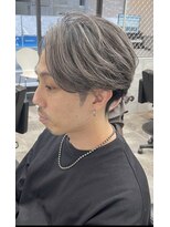 ハーツ バイ レックス 中野(HEARTS by rex)&nbsp;ホワイトハイライト/ニュアンスパーマ