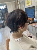 カジュアルショートパーマ