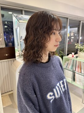 ゼンコー オモテサンドウ(ZENKO Omotesando) デジタルパーマミディアムパーマウルフパーマ