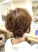 ショートパーマ/髪質改善/トリートメント/ボブ/ハンサムショート