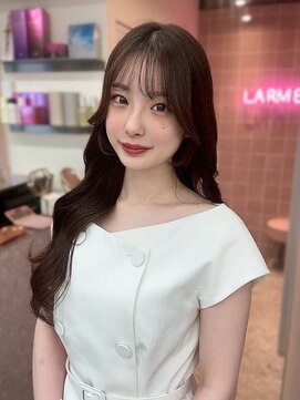 ラルム 新宿(LARME SHINJUKU) ブリーチなし8トーン/オリーブベージュ【Kaya】