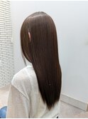 髪質改善縮毛矯正でストレートロングに！