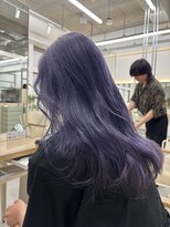 モリオフロムロンドン 大宮店(morio from London)&nbsp;色落ちまで可愛い！ラベンダーグレージュ (村田)