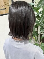ベルヘアーデザイン 堺東(Belle hair Design)&nbsp;切りっぱなしボブイルミナカラーグレージュ堺東20代30代40代