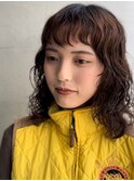 パーマ/顔まわりパーマ/レイヤー/くせ毛風パーマ