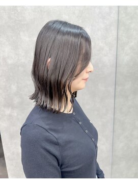 ロンドリゼル 札幌(Lond RiseL) オリーブグレー/前髪/ボブ/マロンベージュ/レイヤーカット/小顔