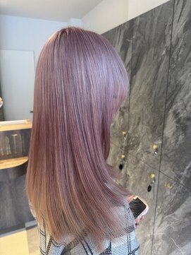 ヘアメイク アース ユーカリが丘店(HAIR & MAKE EARTH) ハイトーン×ピンク