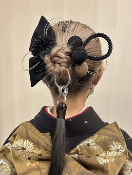 成人式　ヘアセット＆振袖着付　［所沢］