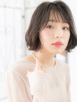 プリモカ 綾瀬(primoC)&nbsp;綾瀬/髪質改善/ダークグレー×ふわふわカールボブパーマc