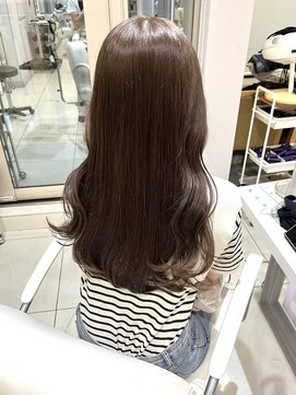 ユーフォリア 銀座(Euphoria) 【kisa指名】9tone美白白玉グレージュ(ブリーチなし)