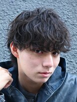 フィフスパーク(fifth PARK)&nbsp;渋谷波巻きスパイラルパーマシャドウパーマメンズマッシュウルフ