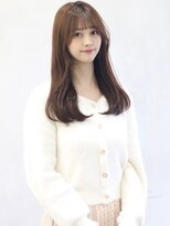アース コアフュールボーテ 諏訪店(EARTH coiffure beaute)&nbsp;ナチュラルベージュ_ヨシンモリ_顔周りレイヤー_レイヤーカット