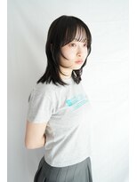 イーラー 日本橋 人形町(ealar) ウルフパーマ/顔まわりパーマ/レイヤーパーマ/前髪/ミディアム