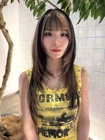 ローエ バイ デコ(Rohe by DECO)&nbsp;【廣川】ベージュスカンクヘア/mix/シャギー/ハッシュカット