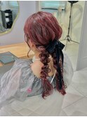 ヘアセット/ヘアアレンジ/ミルクブラン/カチモリ/夏/静岡