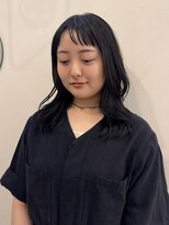 テテ ニコ(tete nico)&nbsp;【大前晴奈】地毛風カラーオン眉ギザバングレイヤーカット