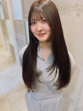 エクラートエール 大宮東口店(ECLART aile) バタフライカットで決まる前髪ありレイヤー