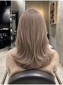 ミルクティーグレージュ ケアブリーチ透明感ハイトーン