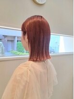 シアアルン 新小岩店(SHEER alun) ピンクカラー/ぱつっとボブ