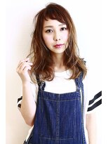 アヴァンティ ヘアーアンドスパ(avanti hair&spa) ショートバングのゆるふわミディ☆