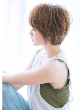 ネオリーブ ジューク 日吉店(Neolive JuQ) neolive日吉 前下がり 明るく染まる白髪染め ショートボブ