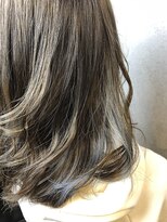ヘアサロンエム 渋谷店(HAIR SALON M)&nbsp;外ハネボブ/アッシユブラウン/ネオウルフ/デザインカラー