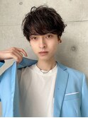 トランクスヘア くせ毛風パーマ ツーブロック 【ROMMY. 本厚木】