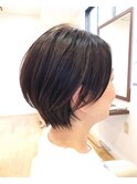 毛先が可愛いショート