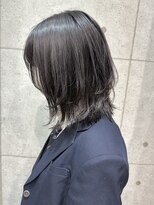 ヘアサロン ドットプラス 町田店(dot. plus)&nbsp;<Insta@s_ym_99>ミディアムウルフ/グレージュカラー[町田駅]